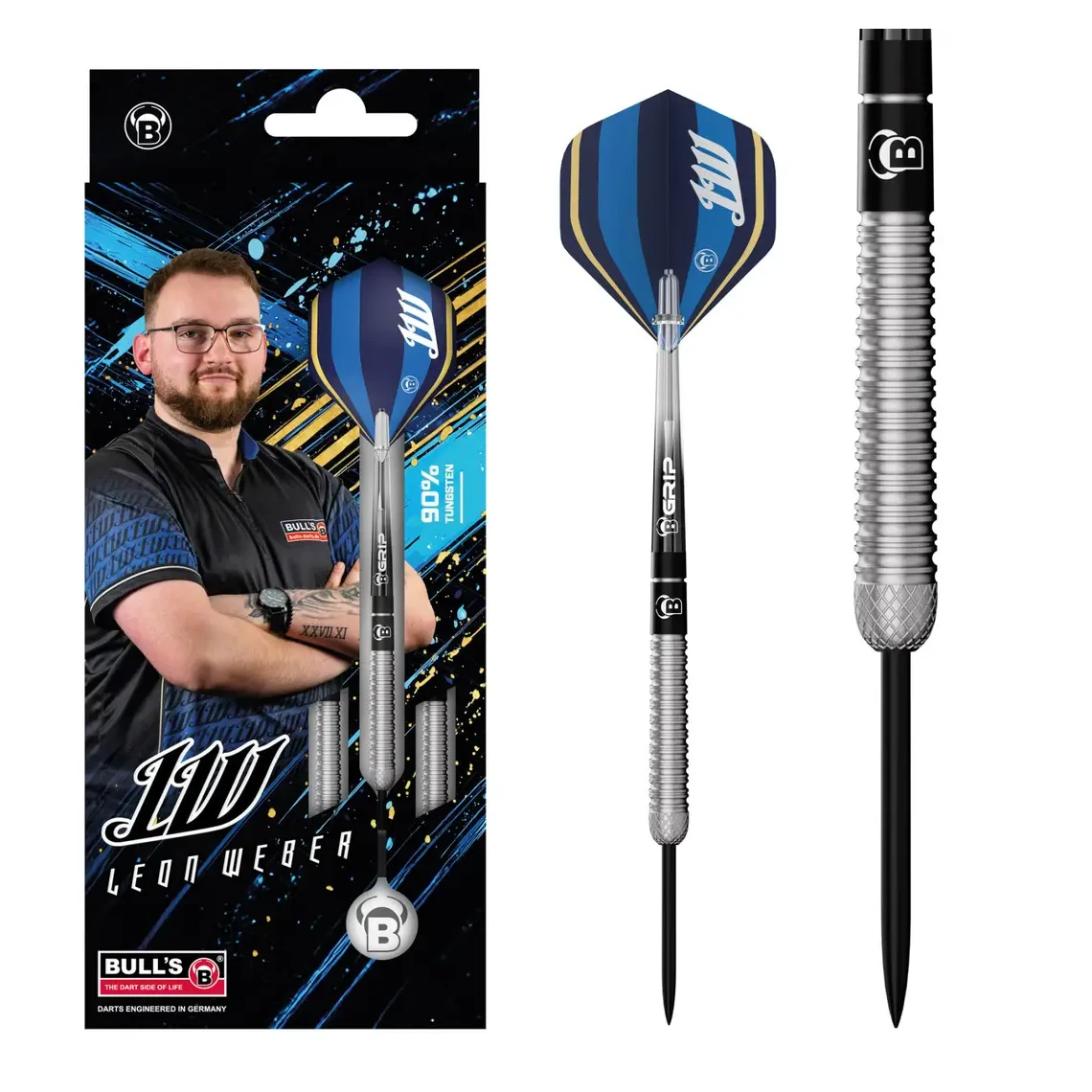 Bulls Leon Weber 90% Tungsten Steel Darts