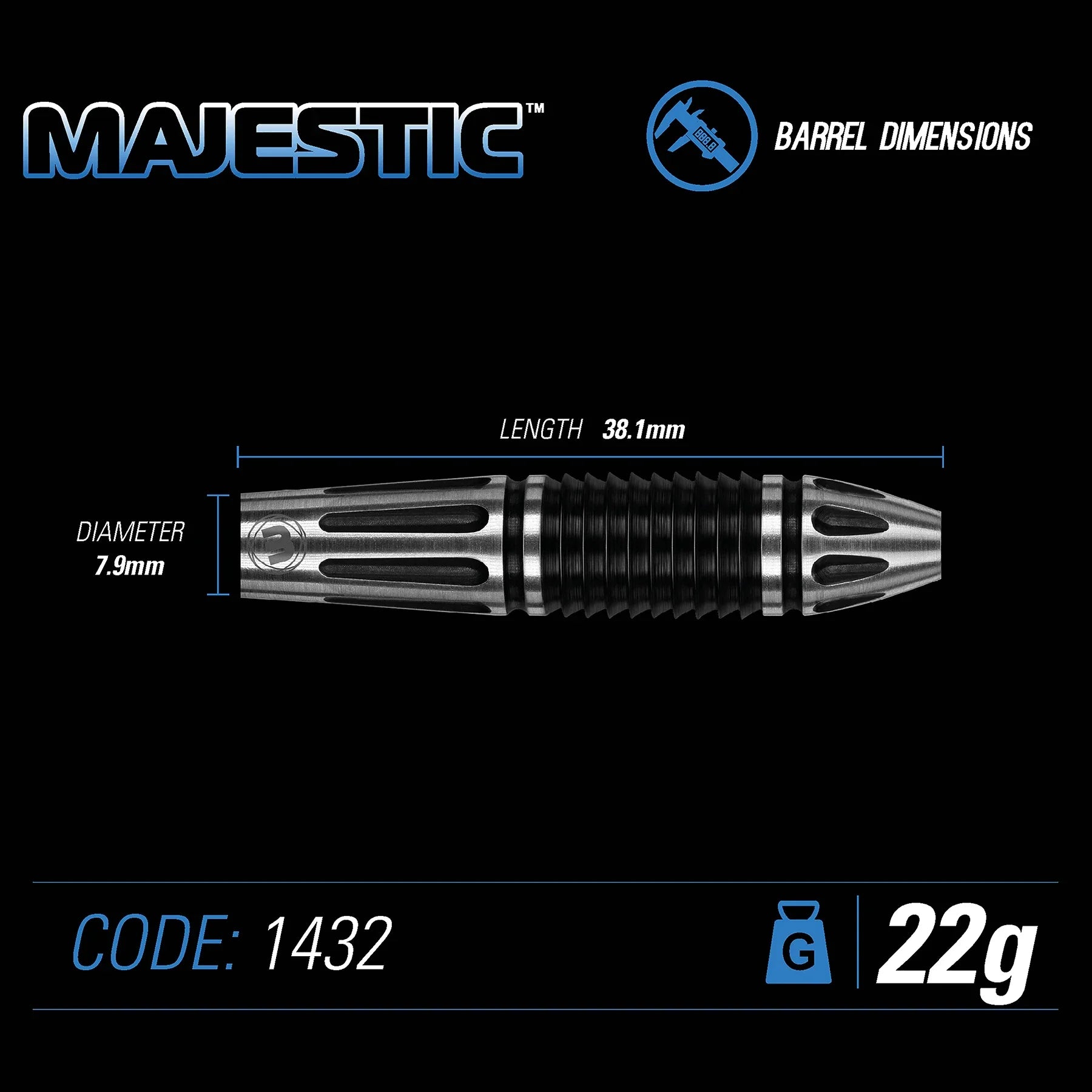 Winmau Majestic 24g Darts