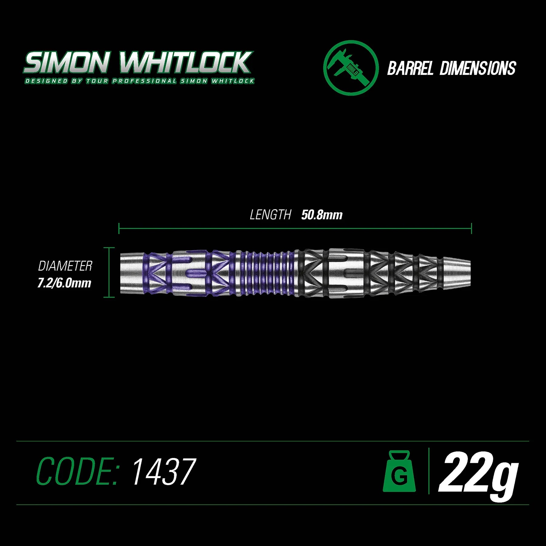 Winmau Simon Whitlock SE 24g Darts