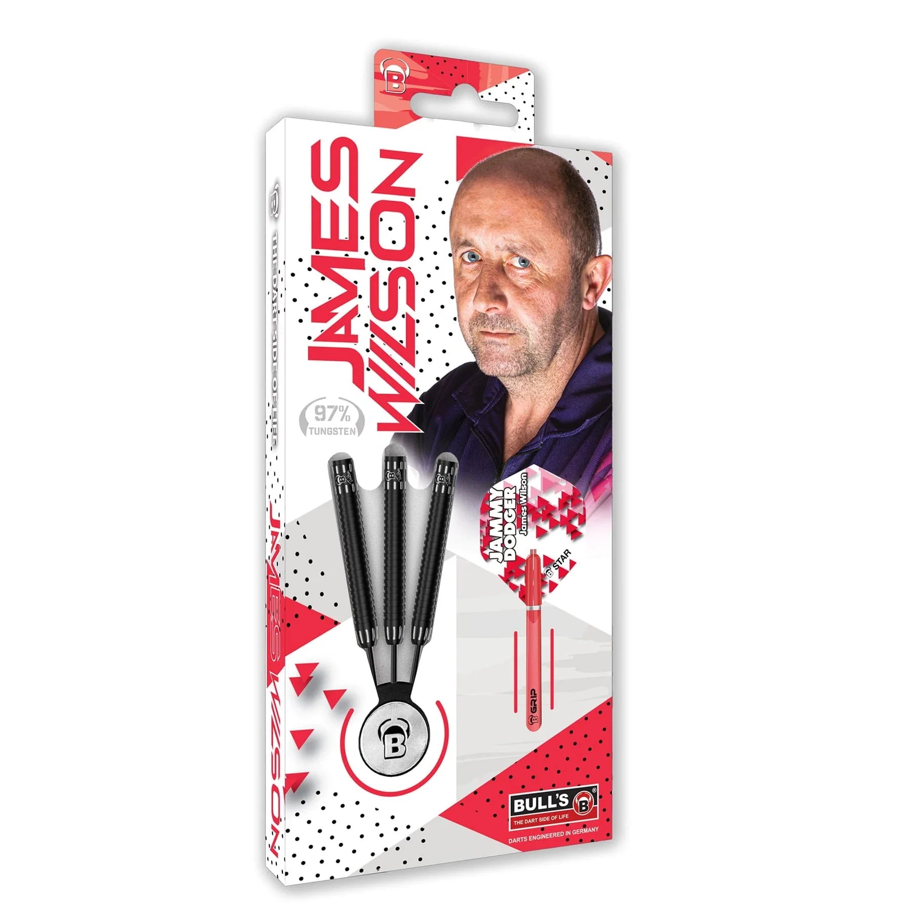 Bulls James Wilson 22g Steel Tip Darts