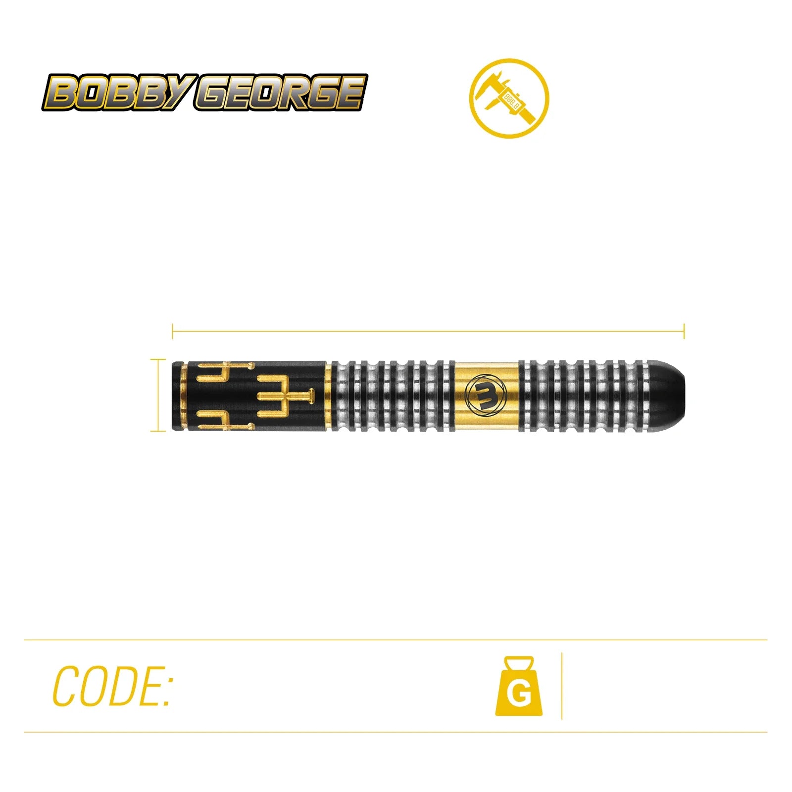 Winmau Bobby George Special Edition 24g Darts