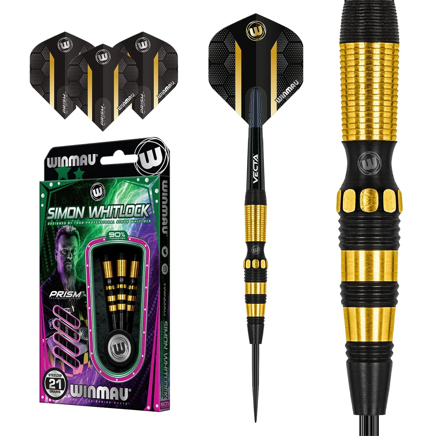 Winmau Simon Whitlock Onyx AU 21g Darts