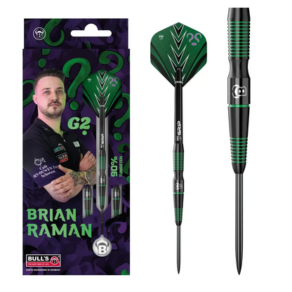 Bulls Brian Raman G2 Champions 90% Tungsten Darts