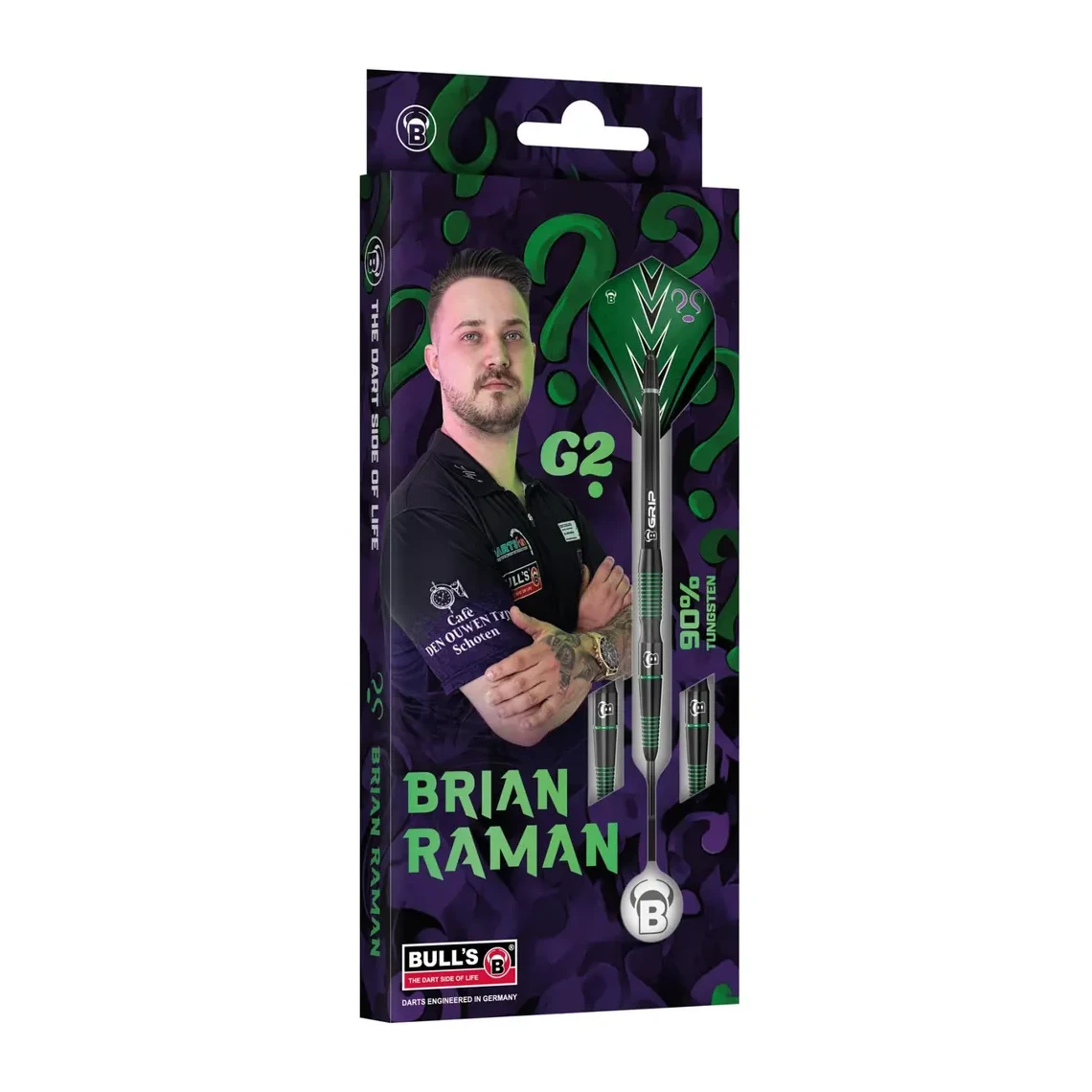 Bulls Brian Raman G2 Champions 90% Tungsten Darts