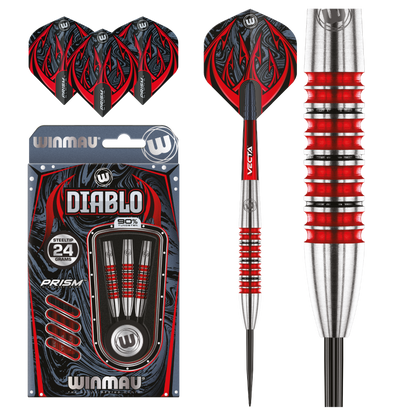 Winmau Diablo Torpedo 90% Tungsten Alloy Dart 24g