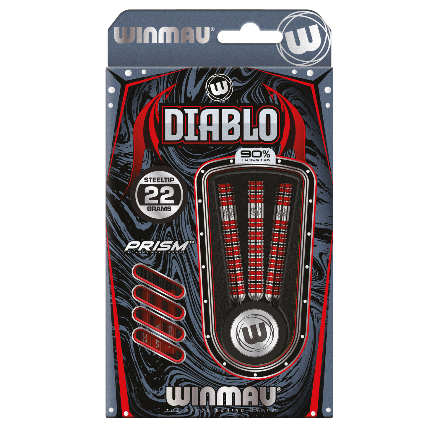Winmau Diablo Parallel 90% Tungsten Alloy Dart 22g