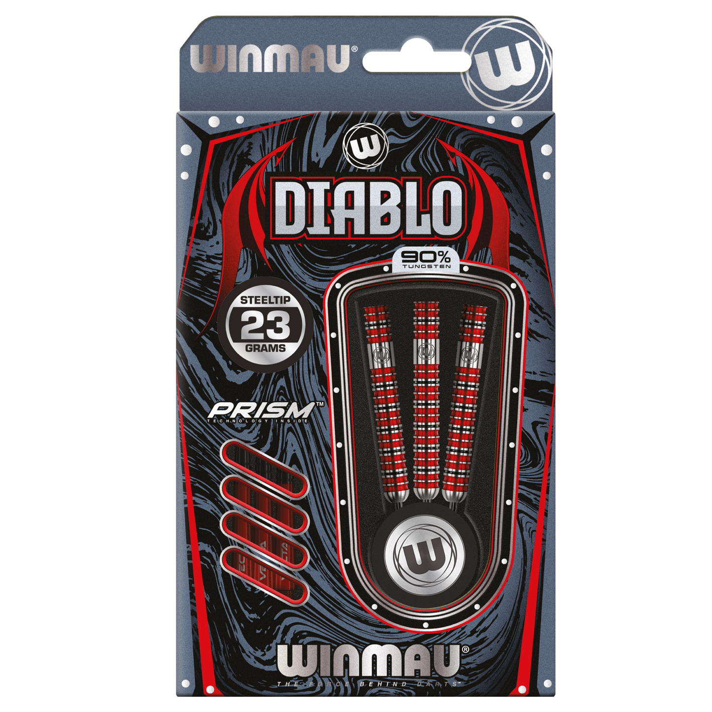 Winmau Diablo Parallel 90% Tungsten Alloy Dart 23g