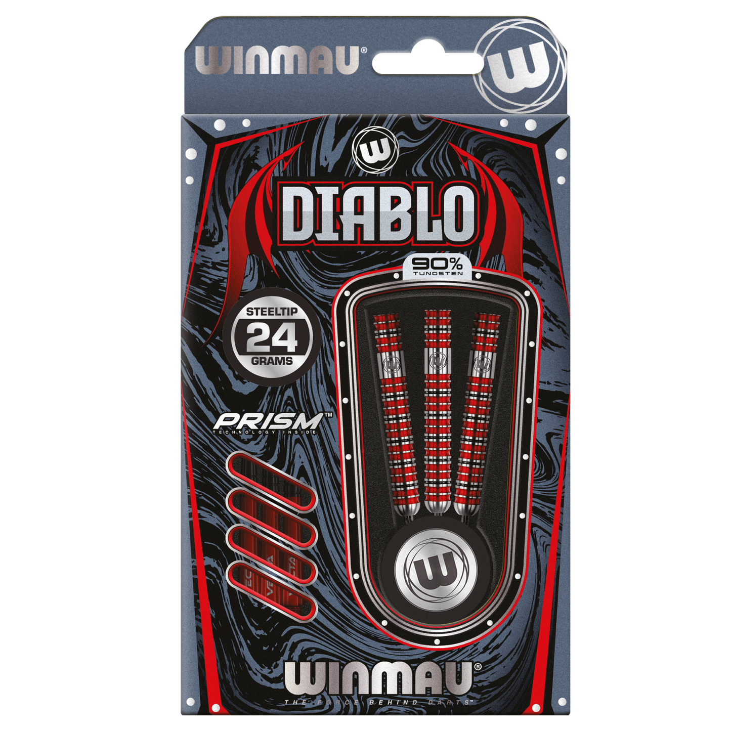 Winmau Diablo Parallel 90% Tungsten Alloy Dart 24g