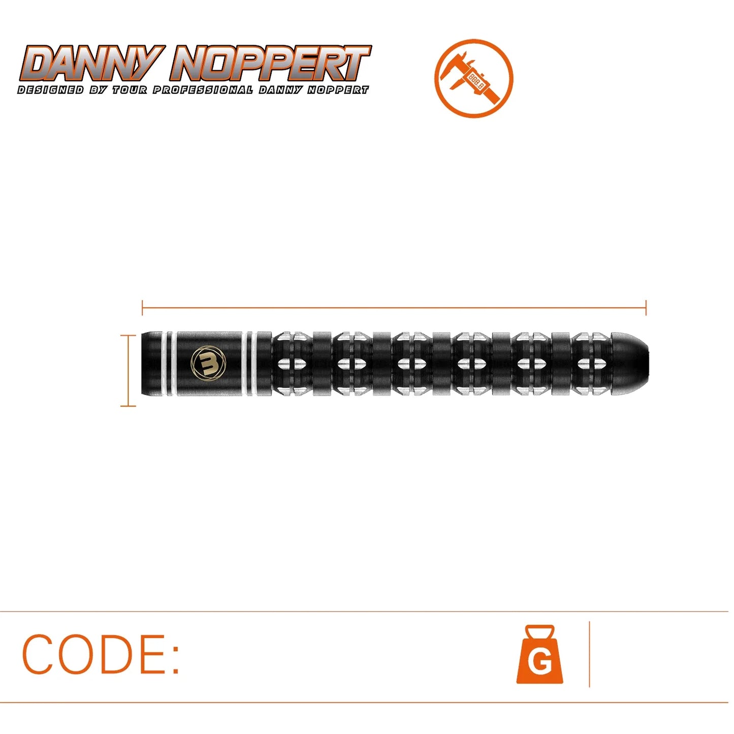 Winmau Danny Noppert Freeze Edition 24g Darts