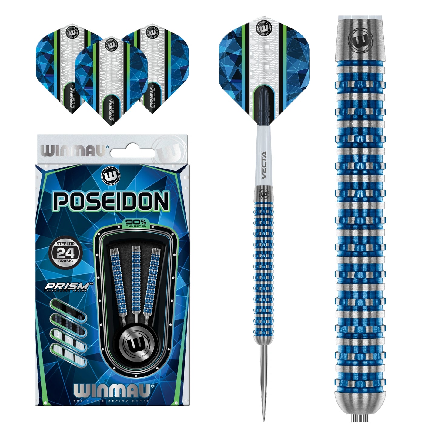 Winmau Poseidon 90% Tungsten Darts 24G