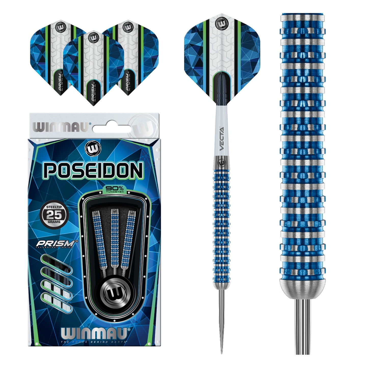 Winmau Poseidon 90% Tungsten Darts 25G