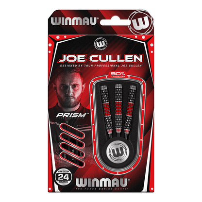 Winmau Joe Cullen ROCKSTAR RS1.0 90% Tungsten Steel Tip Darts 24g Display Box