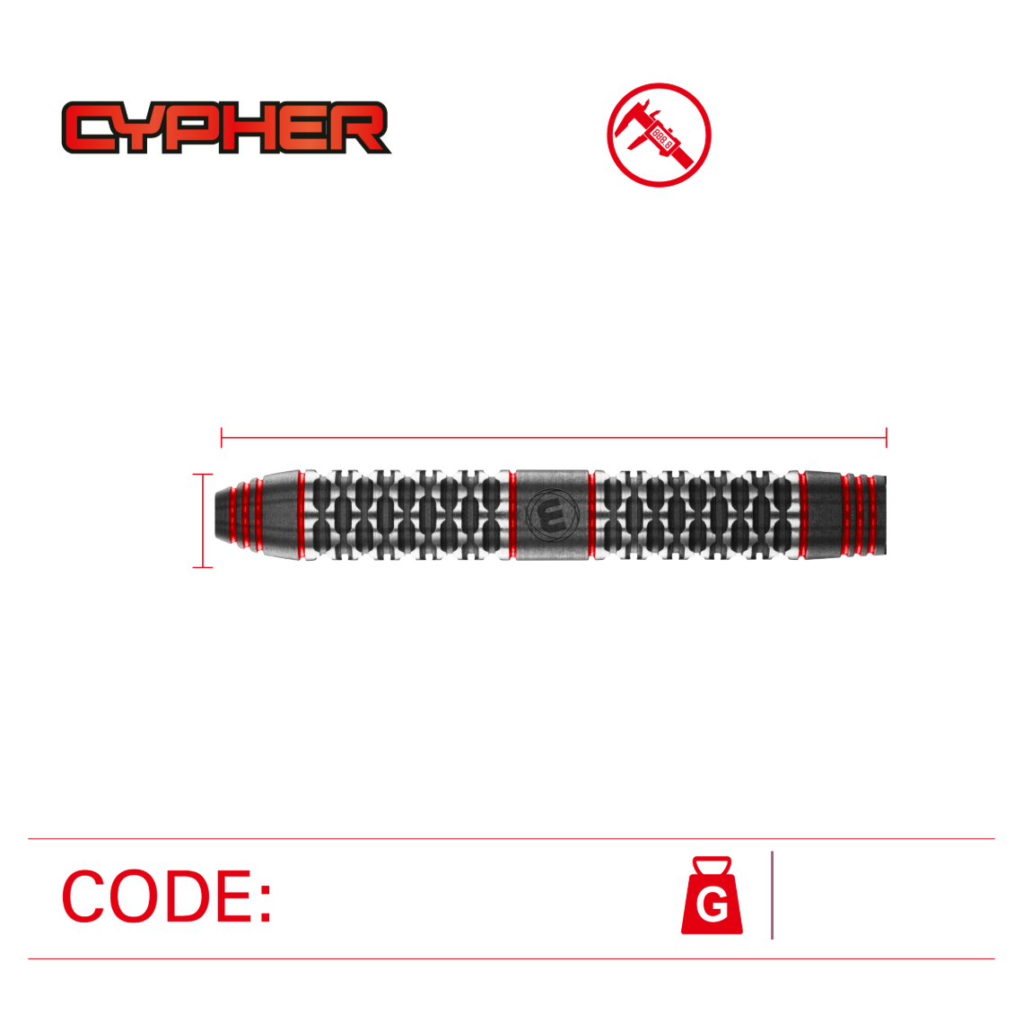 Winmau Cypher 90% Tungsten Darts