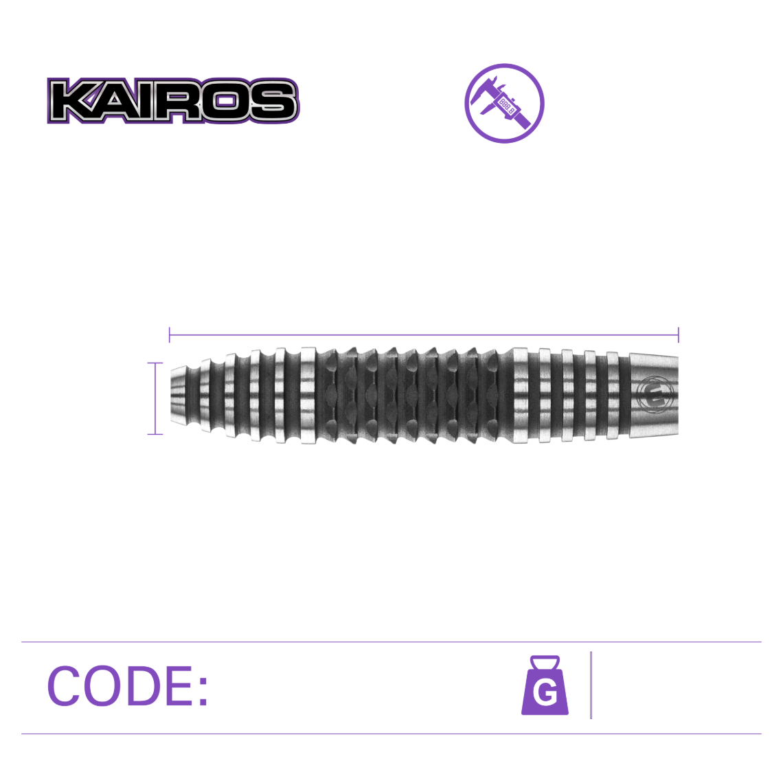 Winmau Kairos 90% Tungsten Darts