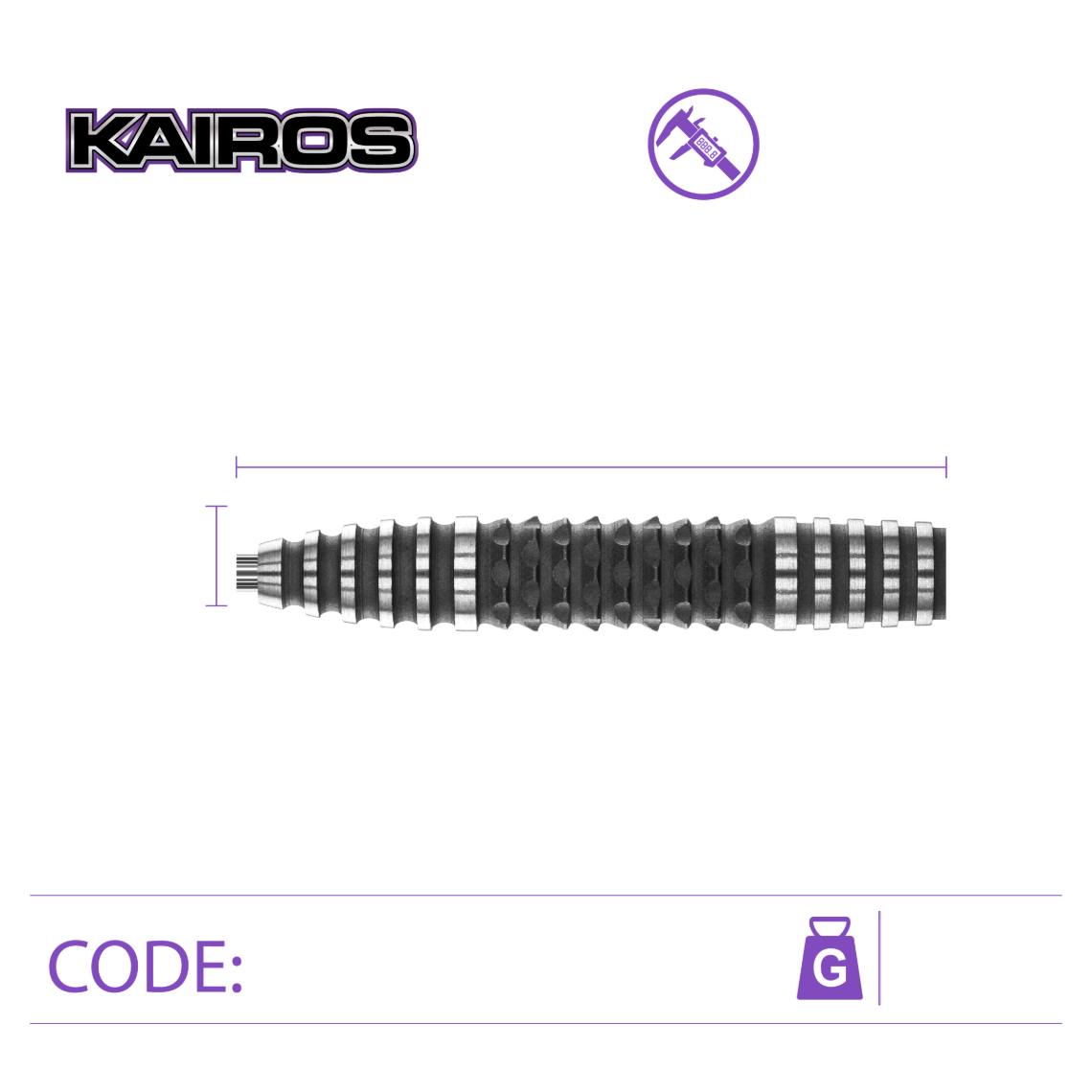 Winmau Kairos 90% Tungsten Darts