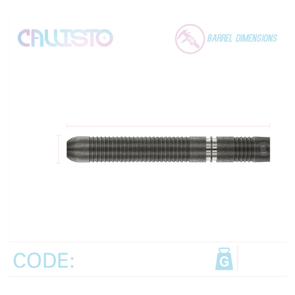 Winmau Callisto 90% Tungsten Darts 22G