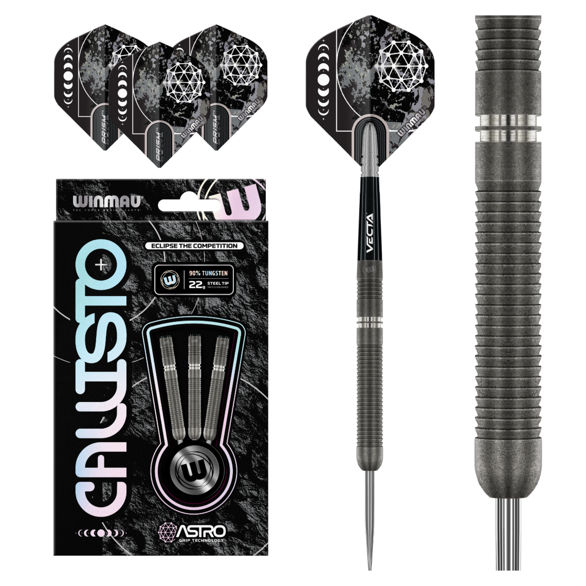 Winmau Callisto 90% Tungsten Darts 22G