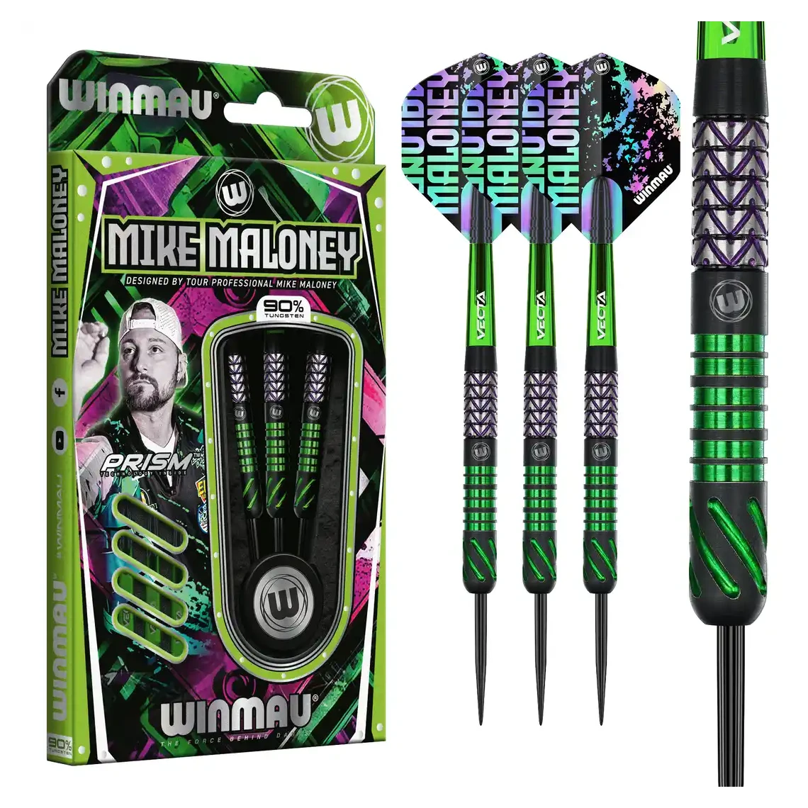 Winmau Mike Maloney Signature Series 1 | 90% Tungsten 