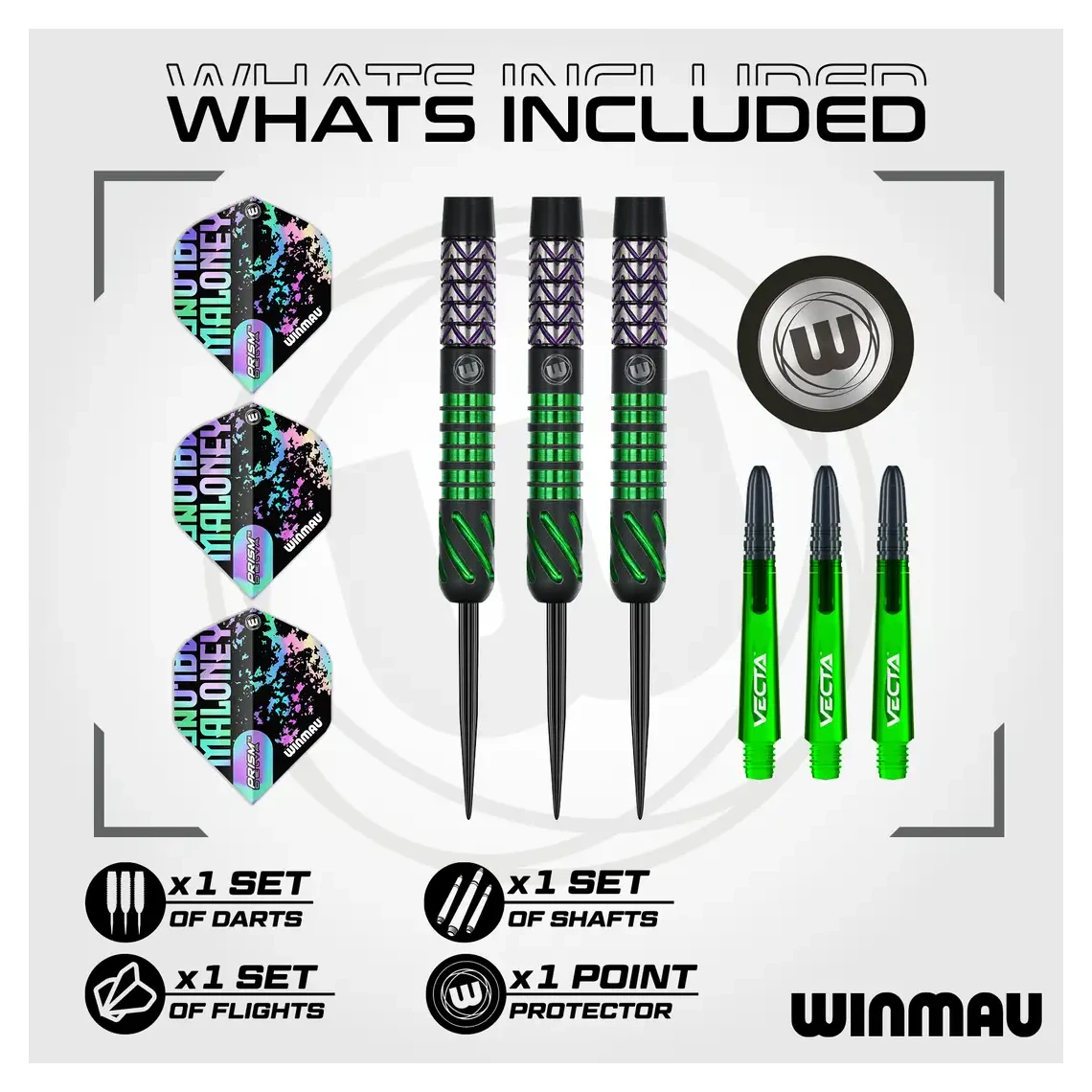 Winmau Mike Maloney Signature Series 1 | 90% Tungsten 