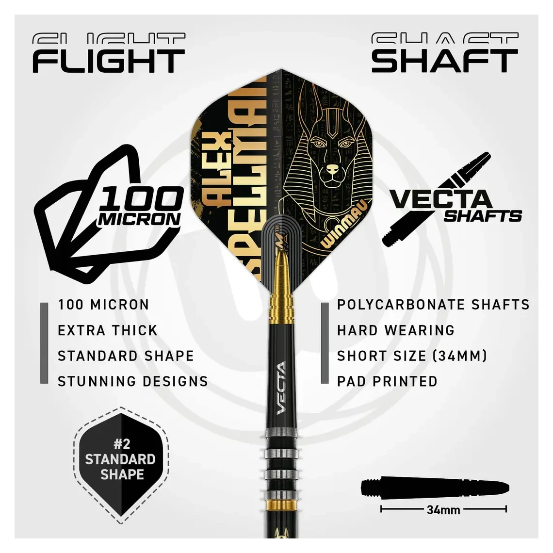 Winmau Alex Spellman Signature Series 1 | 90% Tungsten