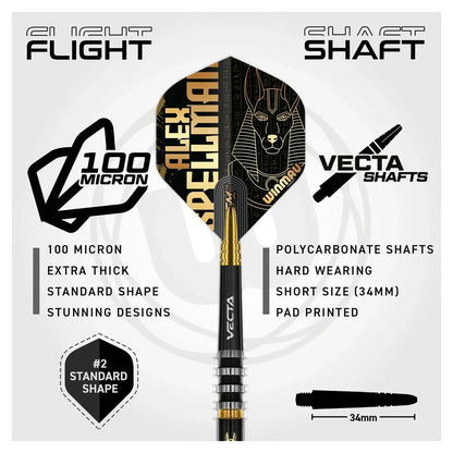 Winmau Alex Spellman Signature Series 1 | 90% Tungsten