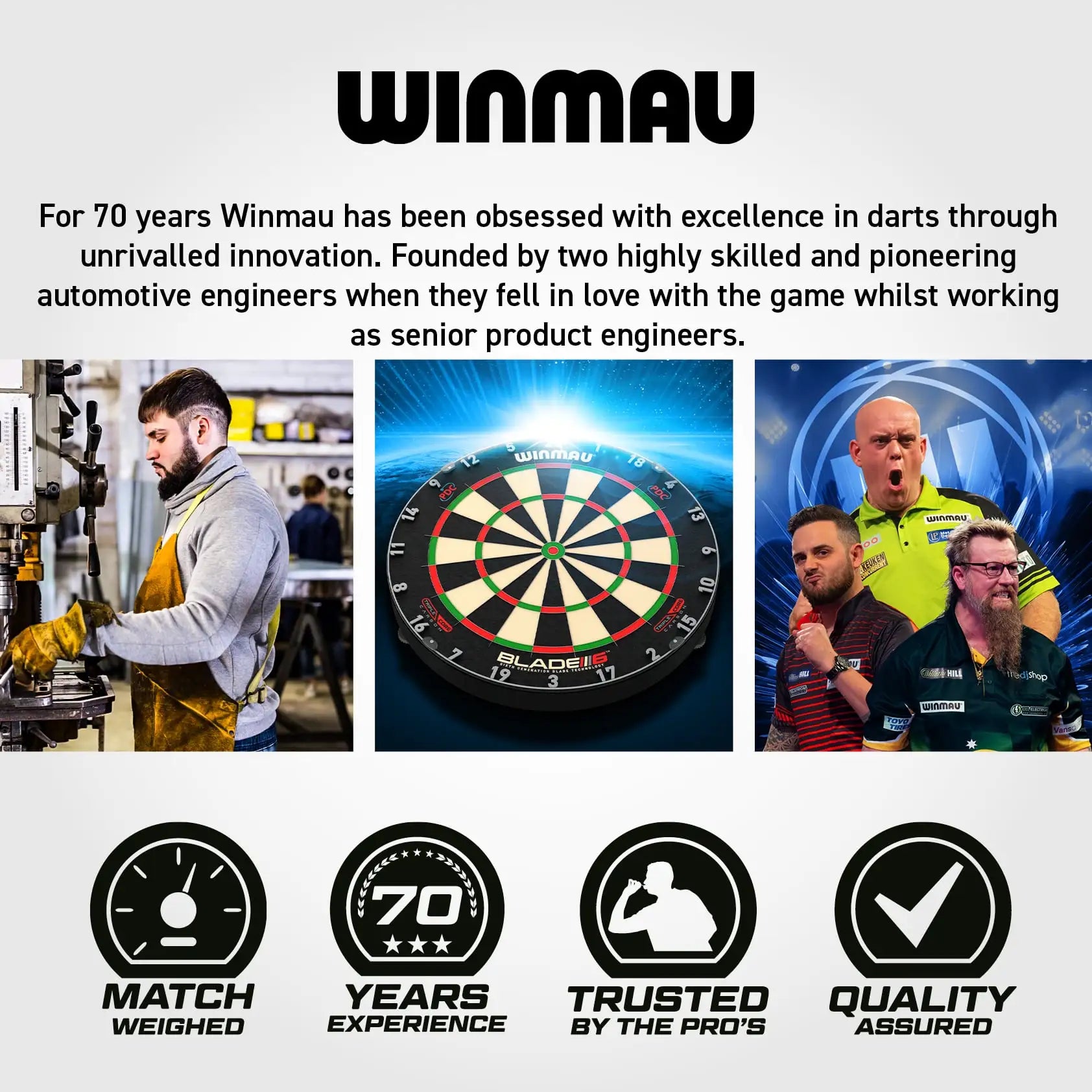 Winmau Brendan Dolan Signature Series 1 | 90% Tungsten 23g Darts