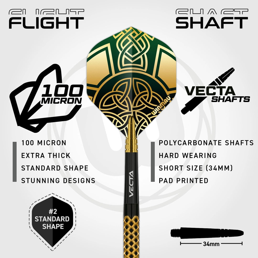 Winmau Brendan Dolan Signature Series 1 | 90% Tungsten 23g Darts