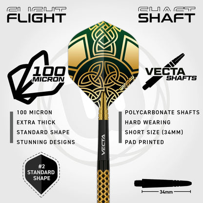 Winmau Brendan Dolan Signature Series 1 | 90% Tungsten 23g Darts