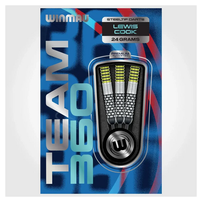 Winmau Cori Wiltshire Team 360 90% Tungsten Steel Tip Darts | 24g - Sherwood Sport