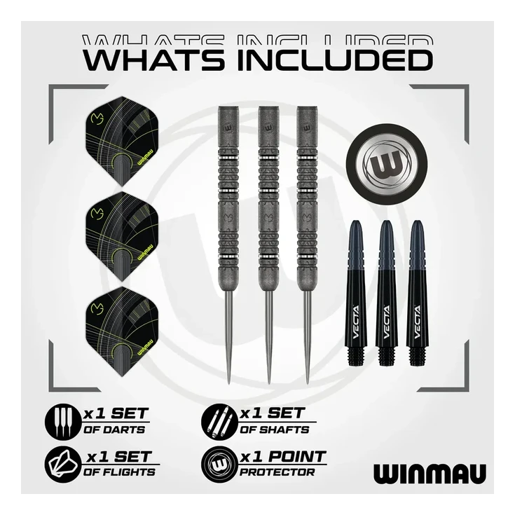 Winmau MvG Signature Edition 90% Tungsten Steel Darts