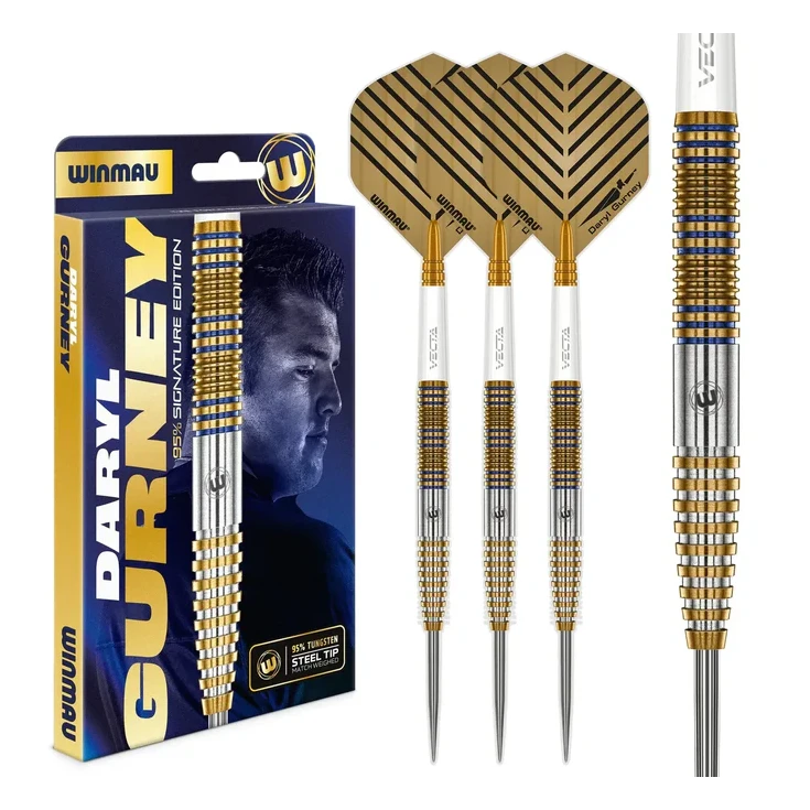 Winmau Daryl Gurney Signature Edition 95% Tungsten Steel Tip Darts 