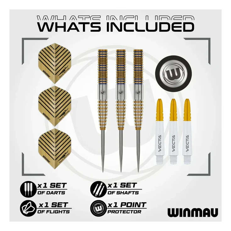 Winmau Daryl Gurney Signature Edition 95% Tungsten Steel Tip Darts 