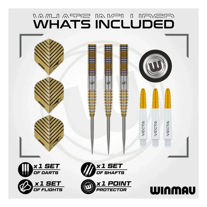 Winmau Daryl Gurney Signature Edition 95% Tungsten Steel Tip Darts 