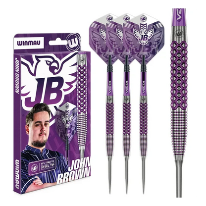 Winmau John Brown Signature Edition 90% Tungsten Steel Tip Darts