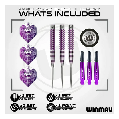 Winmau John Brown Signature Edition 90% Tungsten Steel Tip Darts
