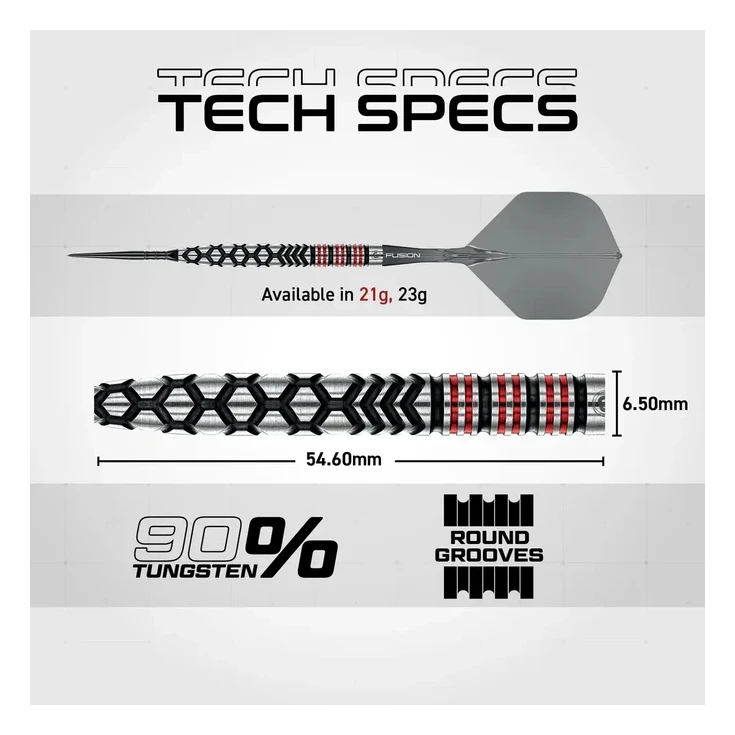 Winmau Fornax Tapered 90% Tungsten Steel Tip Darts