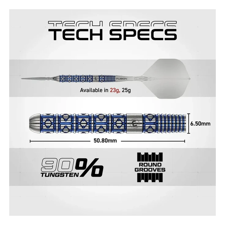 Winmau Lunaris Parallel 90% Tungsten Steel Dart 