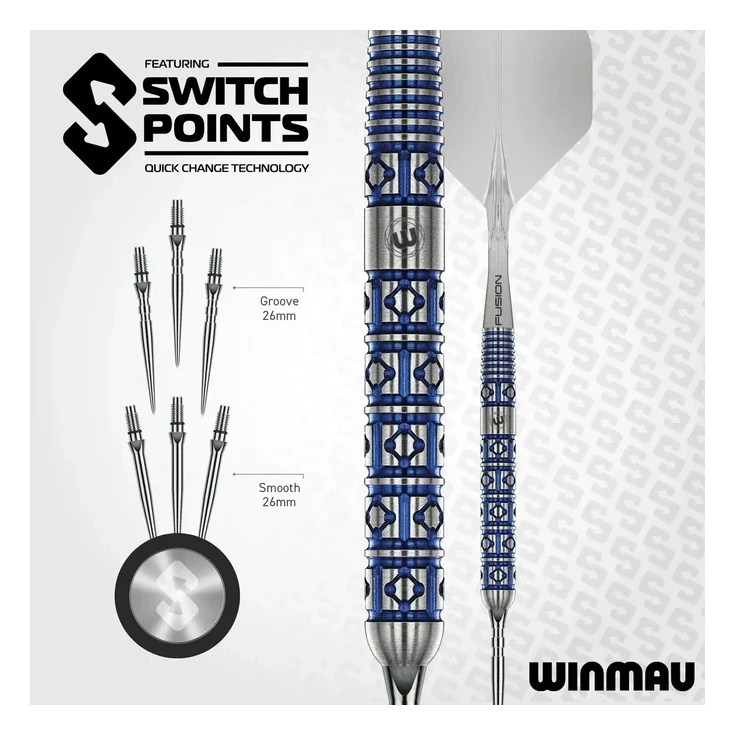 Winmau Lunaris Parallel 90% Tungsten Steel Dart 