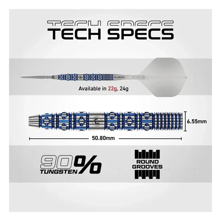 Winmau Lunaris Tapered 90% Tungsten Steel Dart 
