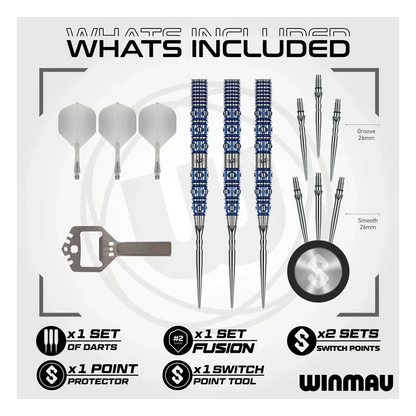 Winmau Lunaris Tapered 90% Tungsten Steel Dart 