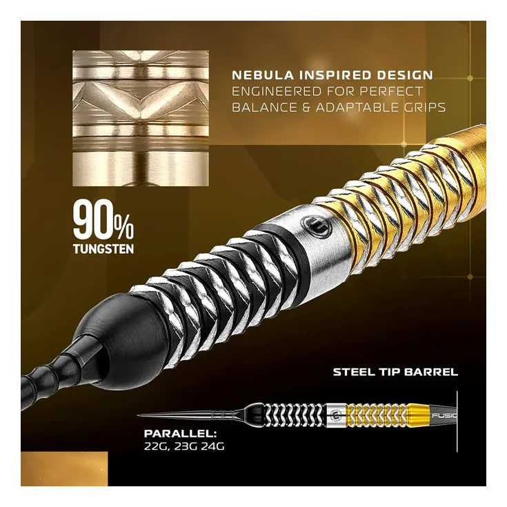 Winmau Exion Parallel 90% Tungsten Steel Tip Darts