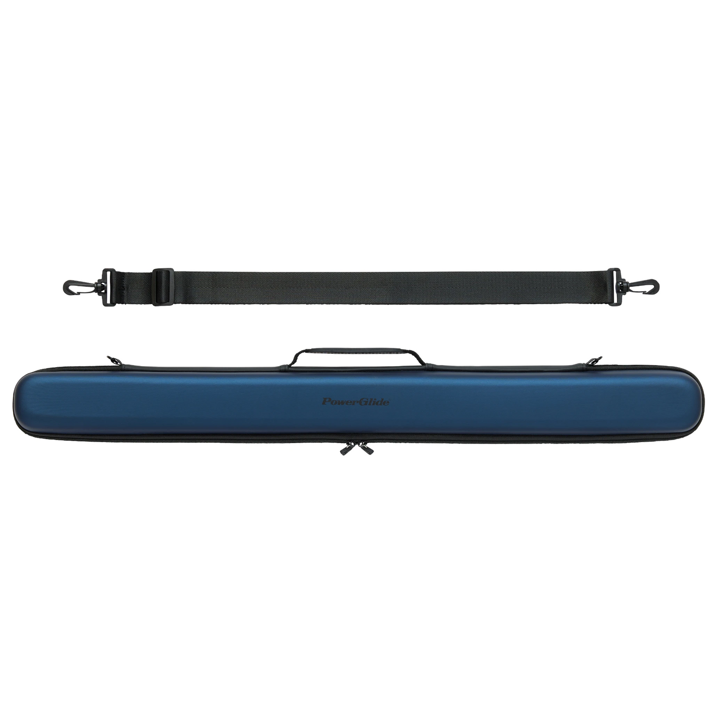 Powerglide Svartur Metallic Blue 2 Piece Snooker Cue Case