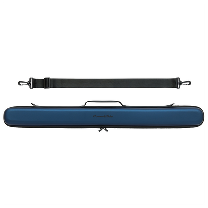 Powerglide Svartur Metallic Blue 2 Piece Snooker Cue Case