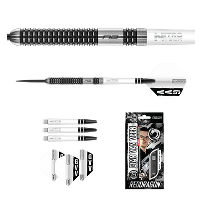 Red Dragon Gian Van Veen Axis S.E. 90% Tungsten Steel Tip Darts
