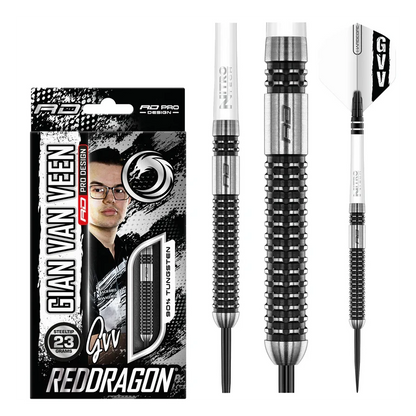 Red Dragon Gian Van Veen Axis S.E. 90% Tungsten Steel Tip Darts