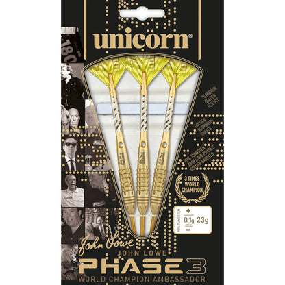Unicorn John Lowe World Champion Ambassador Phase 3 25g Darts