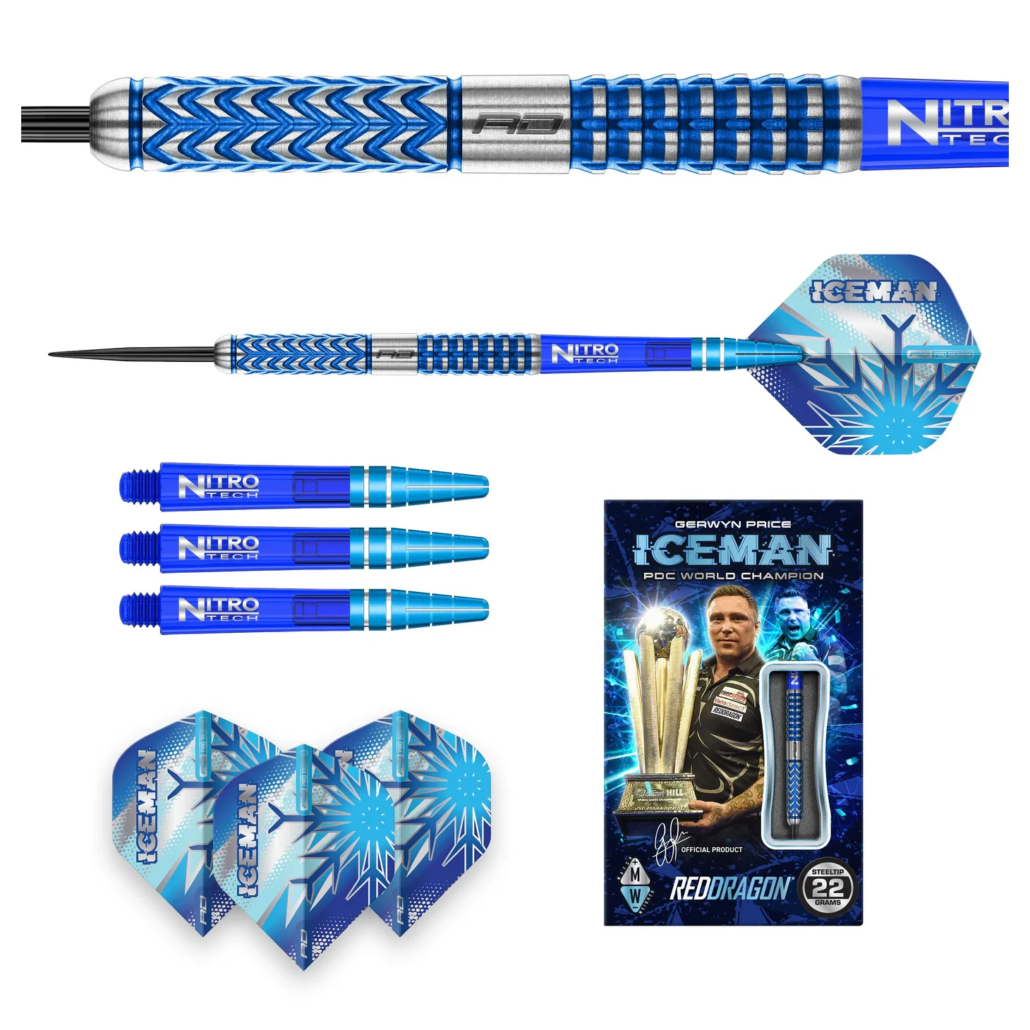 Red Dragon Gerwyn Price Glacier