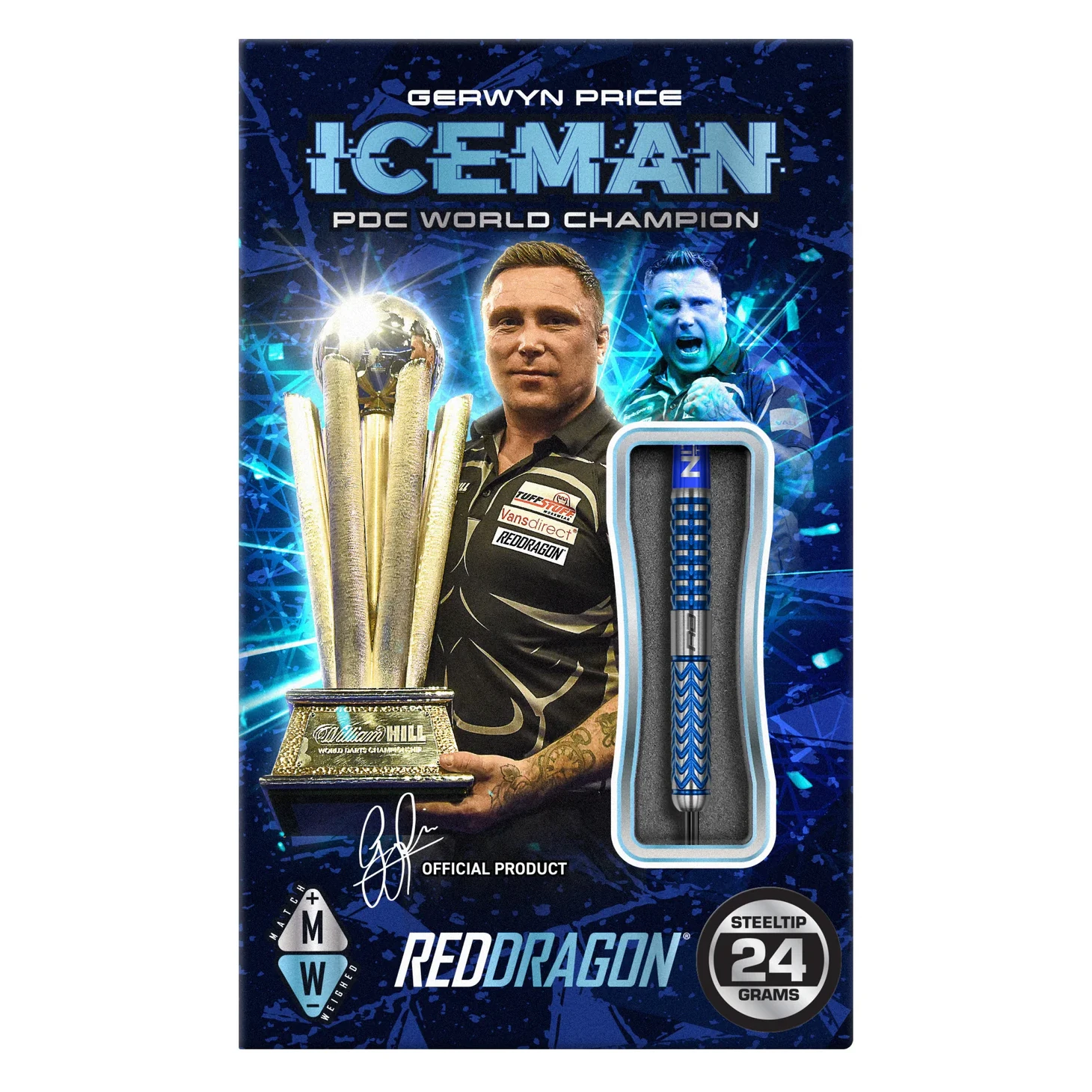 Red Dragon Gerwyn Price Glacier 24g