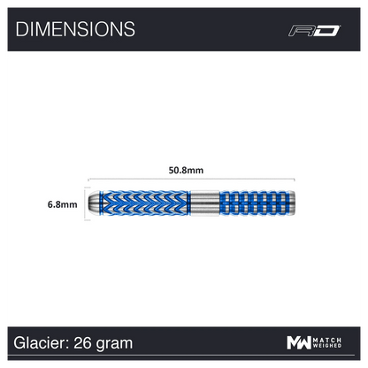 Red Dragon Gerwyn Price Glacier 26g specs
