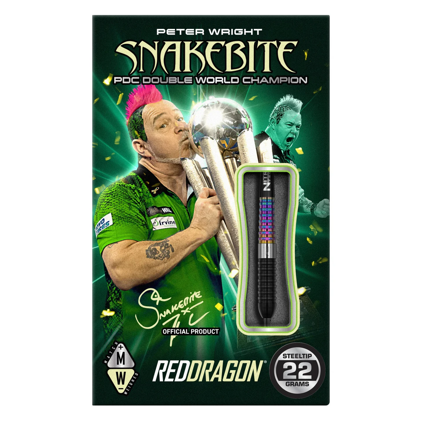 Red Dragon Peter Wright Corra 22g box